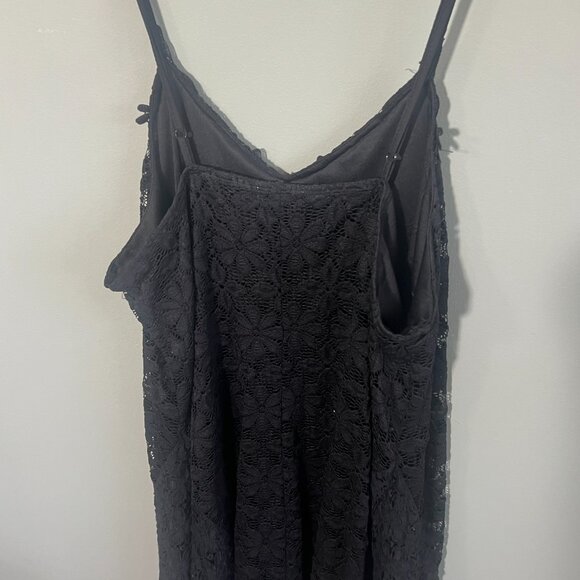 Maurices Women's Little Black Lace Dress with Adjustable Straps, Size XXL - Picture 7 of 11